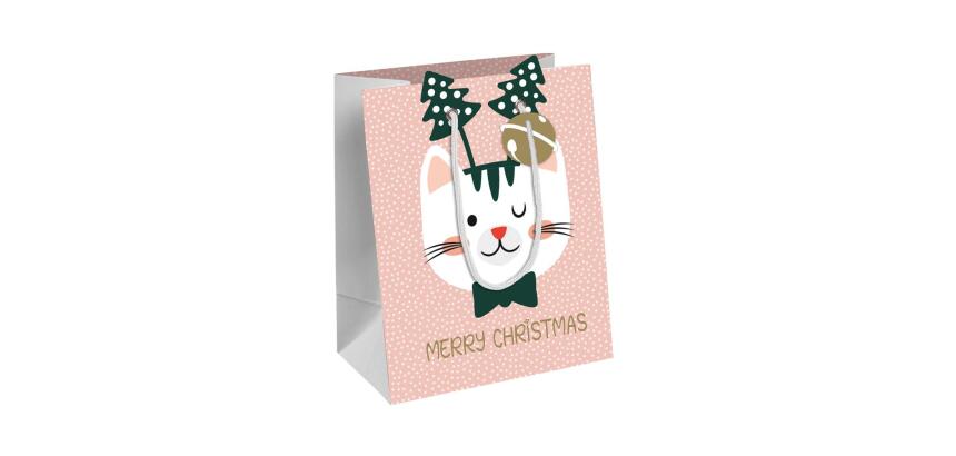 Cat'Mas, sac pocket 17x6x22 cm - Rose