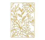 Set de 5 cadres à peindre - Floral - Blanc