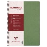 Clairefontaine Nomaddict Notebook - A4 - Lined - 50 Sheets - 90gsm ? Wirebound - Green