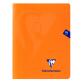 Cahier piqué Mimesys 17x22cm 96 pages grands carreaux couverture polypropylène