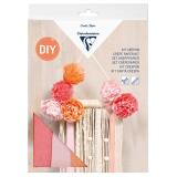 KIT CRÉPON, Décoration macramé 20,5x1,5x30cm - Assortiment