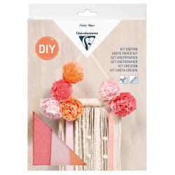 KIT CRÉPON, Décoration macramé 20,5x1,5x30cm - Assortiment