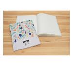 Livre d'or 100 pages tranche blanche - Format 27x22cm - TERRAZZO - Visuel