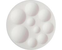 Cernit moule en silicone ø 7 cm Cabochons ronds - Blanc