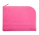 Rhodiarama pochette zippée en simili cuir - taille L (21x28 cm) - Fuchsia