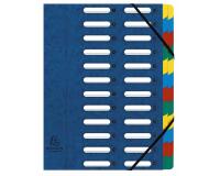 Clasificadores Harmonika ® lomo extensible Con gomas y ventanas troqueladas - Tamaño: 24x32 cm para: A4