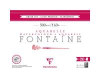 Fontaine bloc collé 4 côtés 20F 46x61cm 300g grain fin