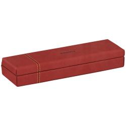 Rhodiarama plumier simili cuir italien 21x5,5x3 cm - Nacarat