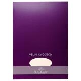 Bloc Velin pur coton A4 (210x297mm), 40 feuilles, 125g - Blanc