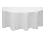 Nappe ronde en sachet en papier non tissé Airlaid Ø 240 cm - Blanc