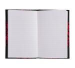 Carnet Marbre 170x110, 192 pages lignées - Rouge