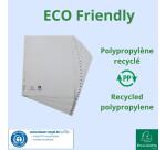 Separadores Separadores con pestañas impresas polipropileno 12/100º - Gris - Gris