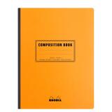 Rhodia Classic Composition book 19x25 cm ligné+M 7 mm 160 pages 80g non microperforé - Orange