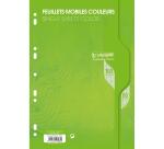 Feuillets mobiles sous film 7000 A4 100 pages perforées grands carreaux 80 g