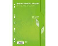 Feuillets mobiles sous film 7000 A4 100 pages perforées grands carreaux 80 g