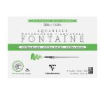 Fontaine Extra Blanc Grain Torchon bloc collé 4 côtés 15F 18x26cm 300g