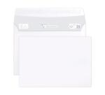 Boite de 500 Enveloppes Blanches C6-114x162mm - Auto-Adhésives - 90g/m2 - Blanc