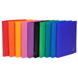 Classeur 4 anneaux plastifié Exacompta Opak A4 - Dos 2 cm couleurs assorties