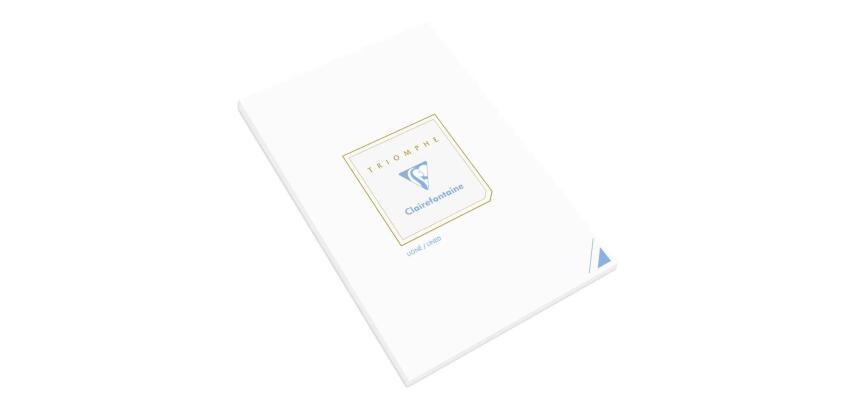 Bloc de Correspondance Triomphe 50 Feuilles Lignées A4-21x29,7 cm - 90g/m2 - Blanc