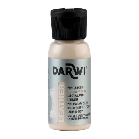 DARWI Flacon de 50 ml de Peinture sur Cuir - Nude