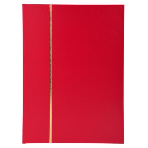 Stamp Album Faux Leather Cover 64p Red