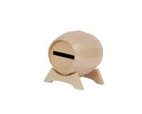 Urne tonneau 29x21x21cm - Kraft