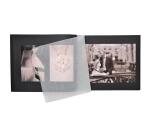 Album photos à vis rechargeable 40 pages noires Ceremony - 37x29 cm - Noir