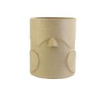 Pot à crayons oiseau 8x10,5x10cm - Kraft