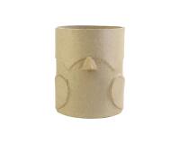 Pot à crayons oiseau 8x10,5x10cm - Kraft