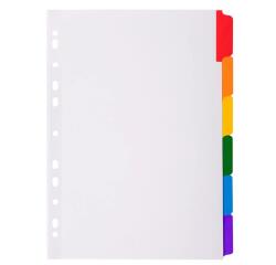 Separadores Separadores neutros con pestañas reforzados - Blanco - Blanco