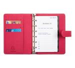 Organiseur Exatime 14 Floralie 11 x 14.5 cm Semainier Septembre 2025 à Décembre 2026 -16 Mois - Fuchsia