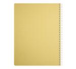 LINICOLOR integral binding notebook, A4, yellow