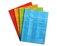 Cahier brochure dos toilé 24x32 cm 288 pages grands carreaux - Assortis