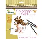 Carnet de coloriage Wild 7 - Or