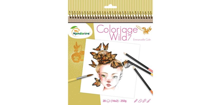 Carnet de coloriage Wild 7 - Or