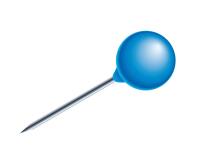 Box of 50 spherical pins - 15mm high - 6mm width