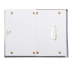 Cajas de almacenamiento NeoDeco - 29x38x19 cm, A4+ - Blanco