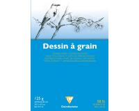 Dessin à Grain bloc collé 20F A3 125g