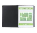 Carpetas de fundas rígidas PVC rígido 14/10e - (Vistas: 48 Fundas: 24) - 44,5x35 cm (Vertical ) para A3 - Negro