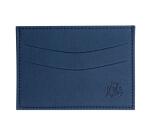 Porte-cartes horizontal avec poches centrales Denim - Bleu