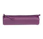 CUIR TEINTÉ Trousse Ø5,5x22 cm Violet