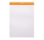 dotPad - bloc agrafé Rhodia N°18 21x29,7 cm dot 80 feuillets 80g - Orange