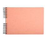 Album photos à spirales 50 pages noires - Format 32x22cm - AQUAREL - Couleurs assorties