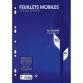 Feuillets mobiles sous film 7000 A4 100 pages perforées petits carreaux 90 g