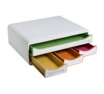 Module de classement Toolbox 4 tiroirs Black Office