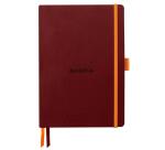 Rhodiarama Goalbook souple A5 240 pages dot papier ivoire 90g - Lie de vin