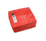 Paquet de 40 serviettes micro gaufrées ouate 2 plis - pliées 1/8