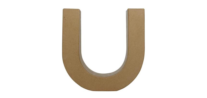 Lettre U fantaisie - Kraft