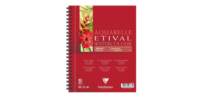 Etival album spiralé 10F A5 200g grain classic