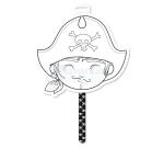 Graffy Stick, Pirate - Noir & Blanc